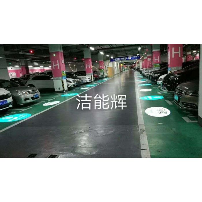 东莞万达--停车场广告投影